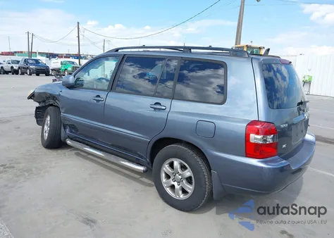 2005 Toyota Highlander V6 z USA, uszkodzony, nr VIN JTEGP21A550080749